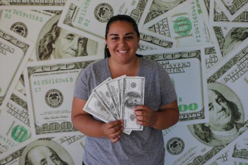 $1000 Employee of the Day Winner Natalie M. from Antioch